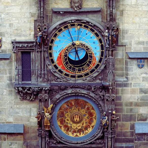 Professional Prague private tour showing architectural details